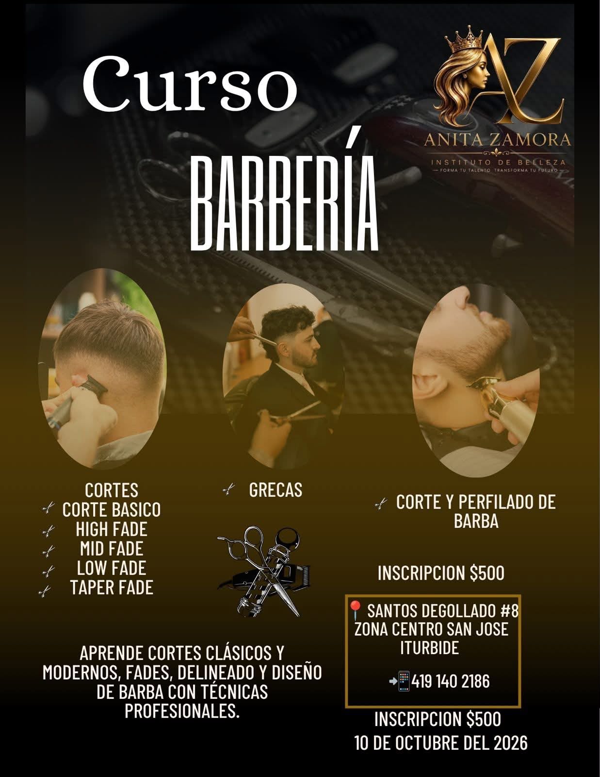 Curso de Barbería
